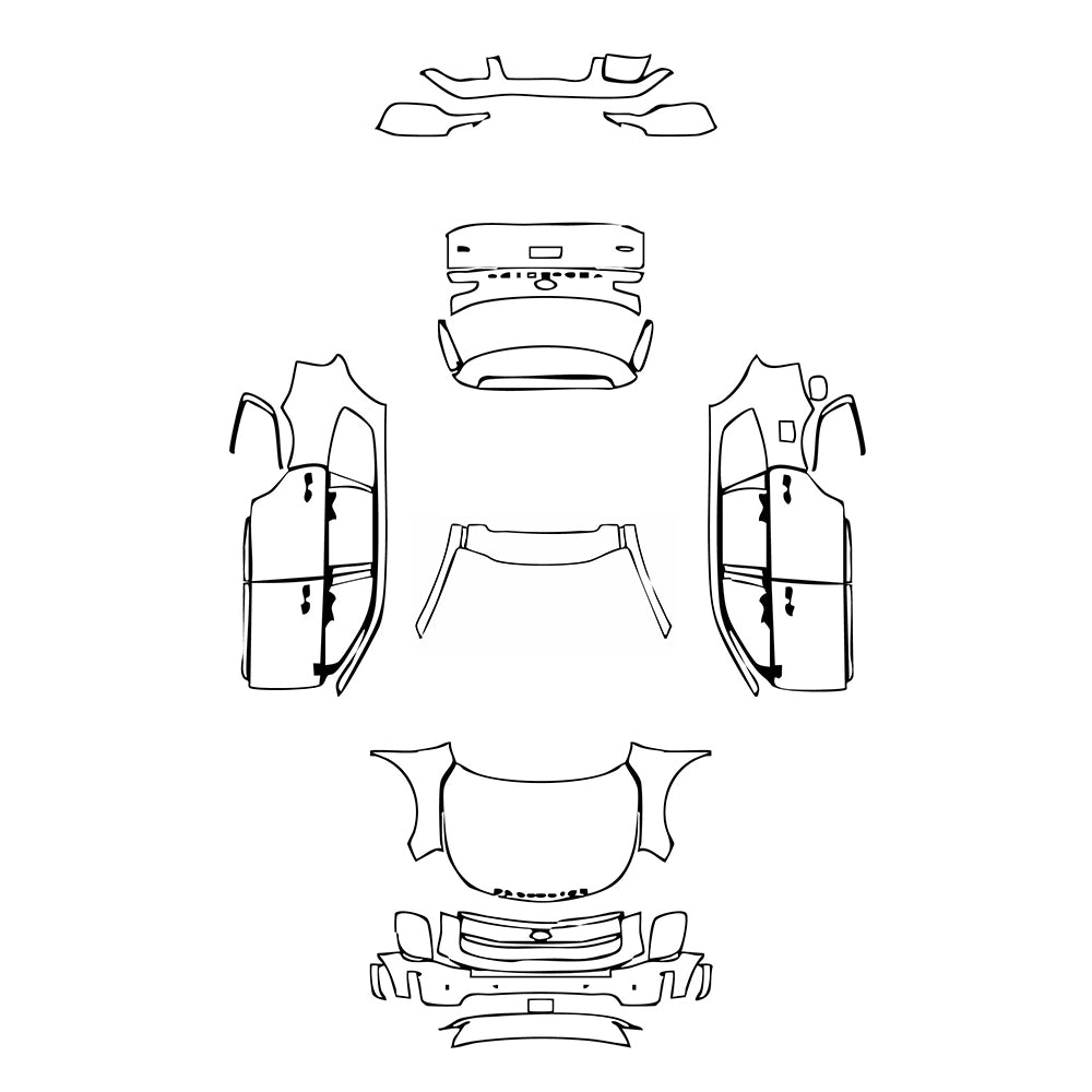 Pre-Cut PPF KIA Telluride LX 2021 - PPF-Kits