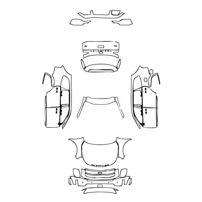 Pre-Cut PPF KIA Telluride S 2020 - PPF-Kits