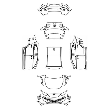 Pre-Cut PPF KIA Xceed (EU) Base 2024 - PPF-Kits