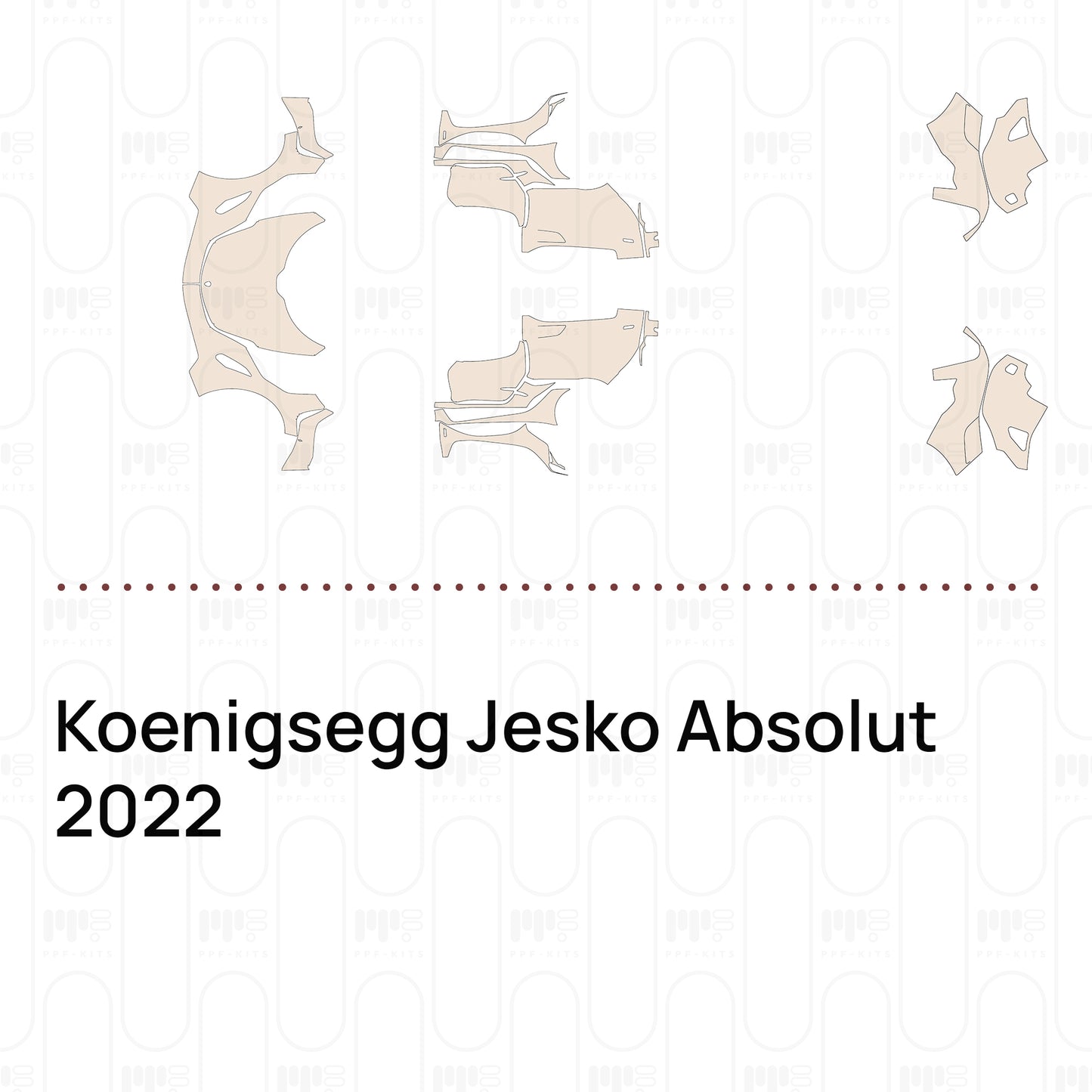 Pre-Cut PPF Koenigsegg Jesko Absolut 2022