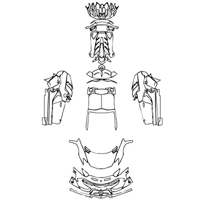 Pre-Cut PPF Lamborghini Aventador Avendator SVJ 63 Roadster 2019 - PPF-Kits