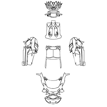 Pre-Cut PPF Lamborghini Aventador LP 780-4 Ultimae Roadster 2023 - PPF-Kits