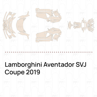 Pre-Cut PPF Lamborghini Aventador SVJ Coupe 2019