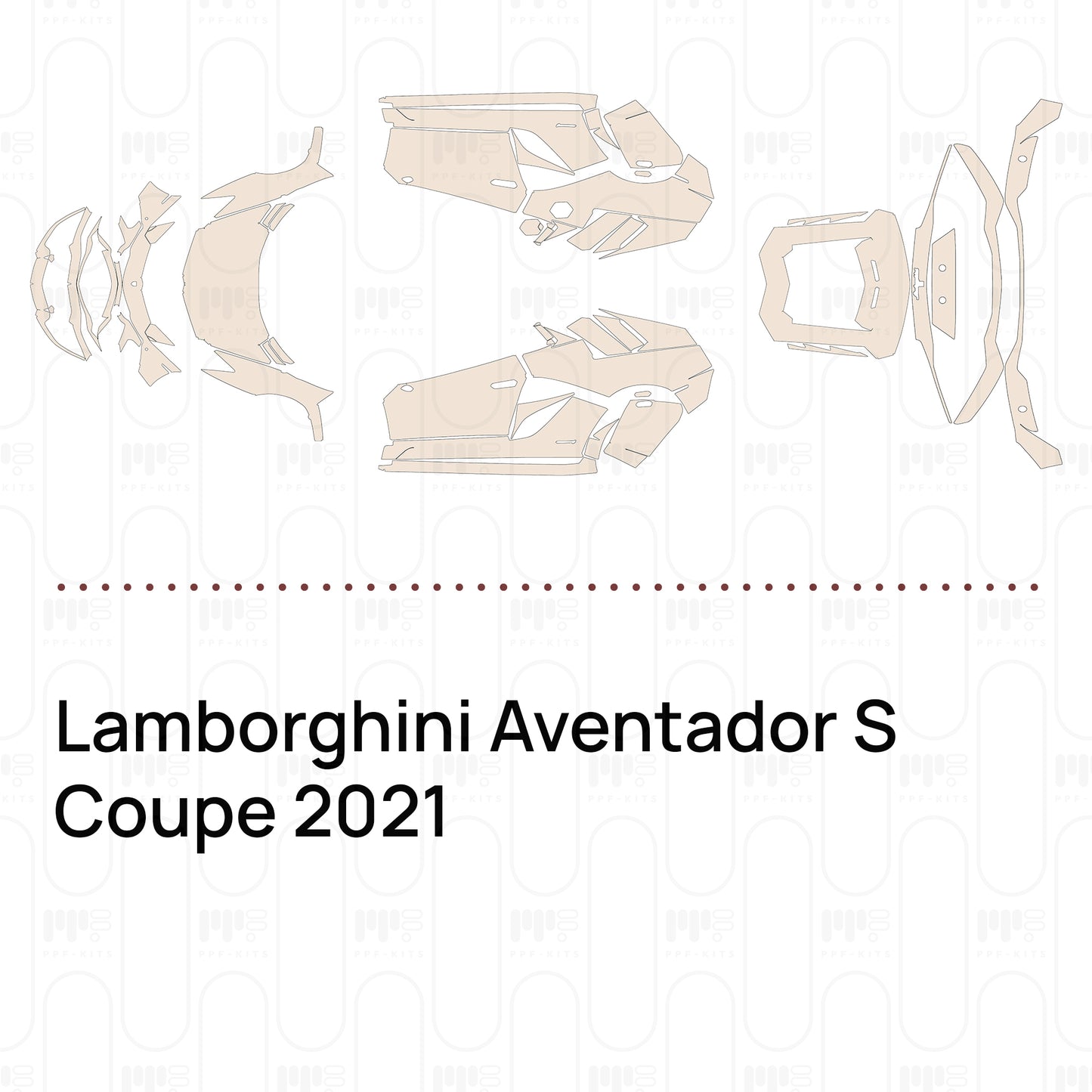 Pre-Cut PPF Lamborghini Aventador S Coupe 2021