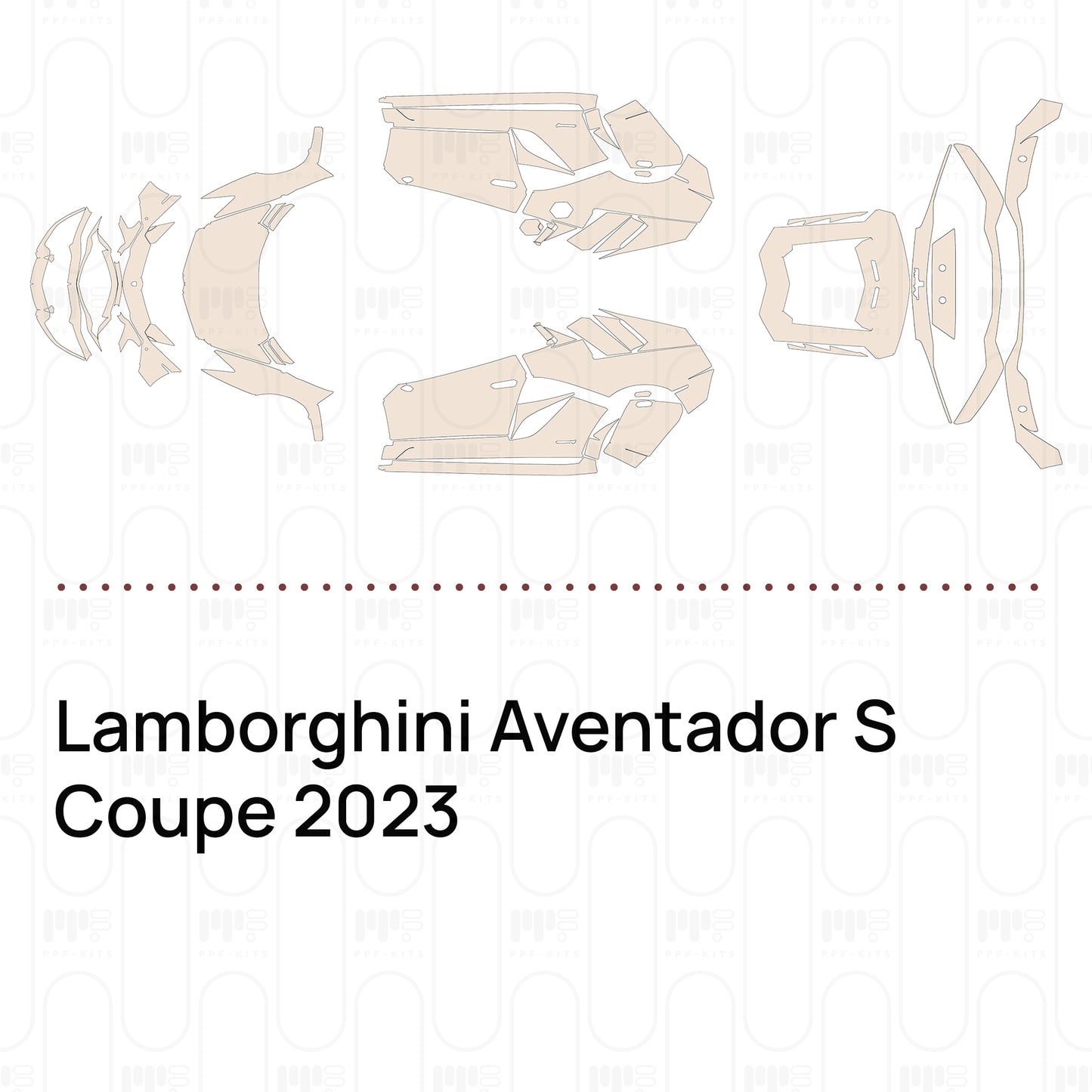 Pre-Cut PPF Lamborghini Aventador S Coupe 2023