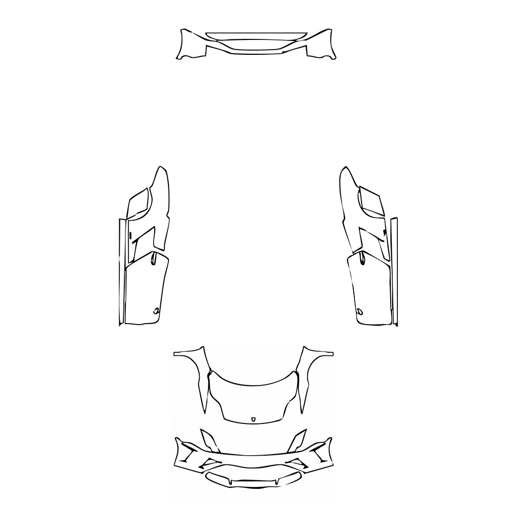 Pre-Cut PPF Lamborghini Gallardo LP 560-4 Spyder 2013 - PPF-Kits