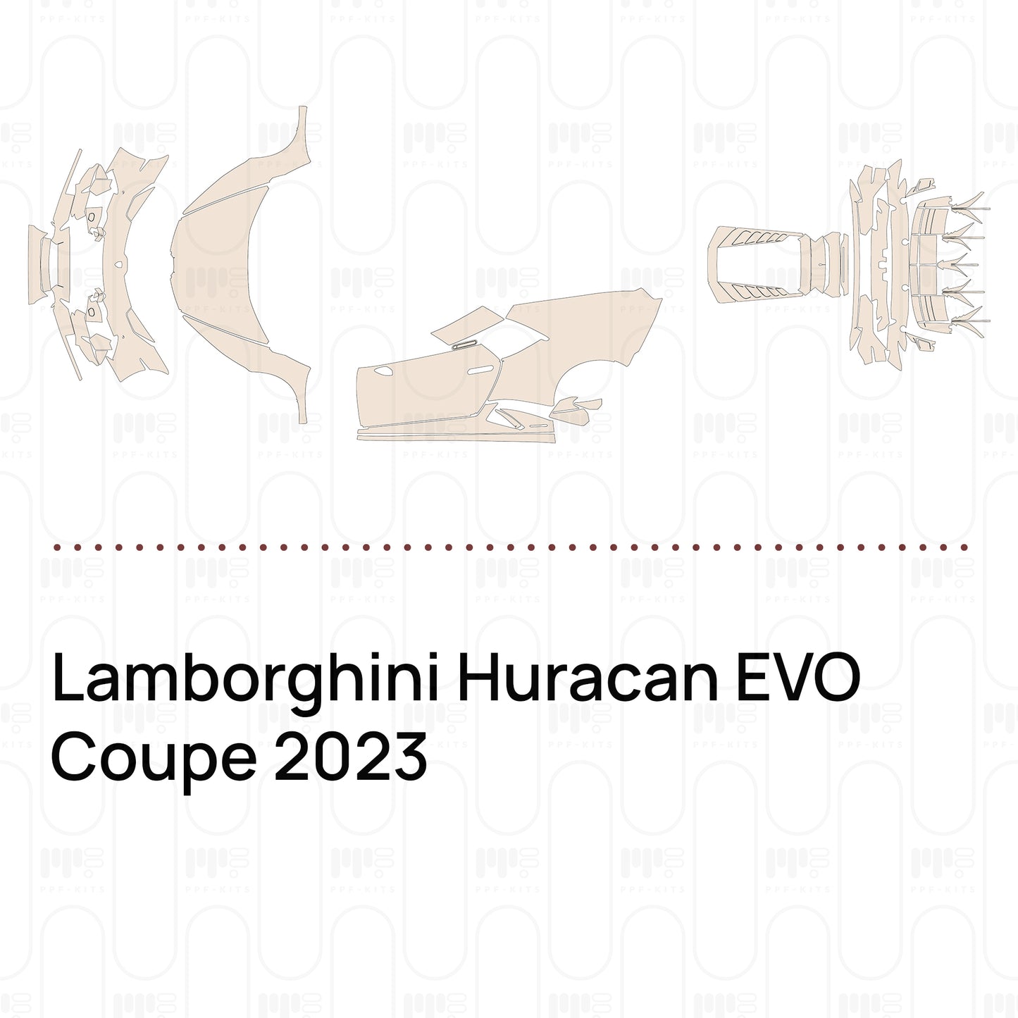 Pre-Cut PPF Lamborghini Huracan EVO Coupe 2023