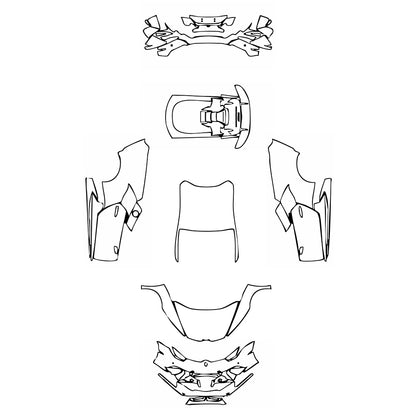 Pre-Cut PPF Lamborghini Huracan Huracan Performante Coupe 2018 - PPF-Kits