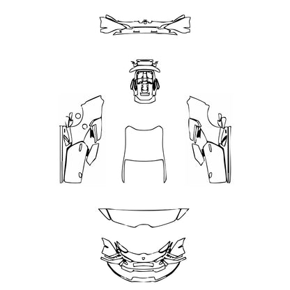 Pre-Cut PPF Lamborghini Huracan Huracan Tecnica 2024 - PPF-Kits