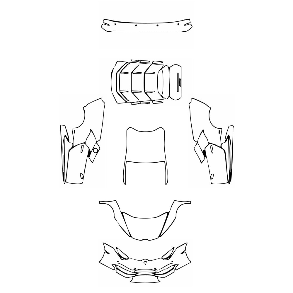 Pre-Cut PPF Lamborghini Huracan Huracan (LP610-4) Coupe 2016 - PPF-Kits