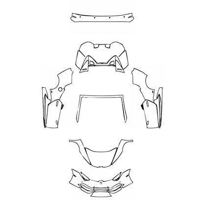 Pre-Cut PPF Lamborghini Huracan Huracan (LP610-4) Spyder 2016 - PPF-Kits