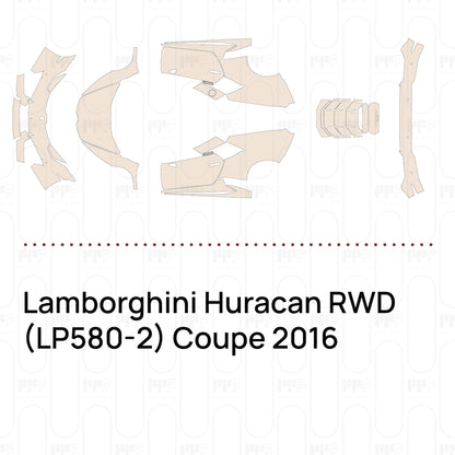 Pre-Cut PPF Lamborghini Huracan RWD (LP580-2) Coupe 2016