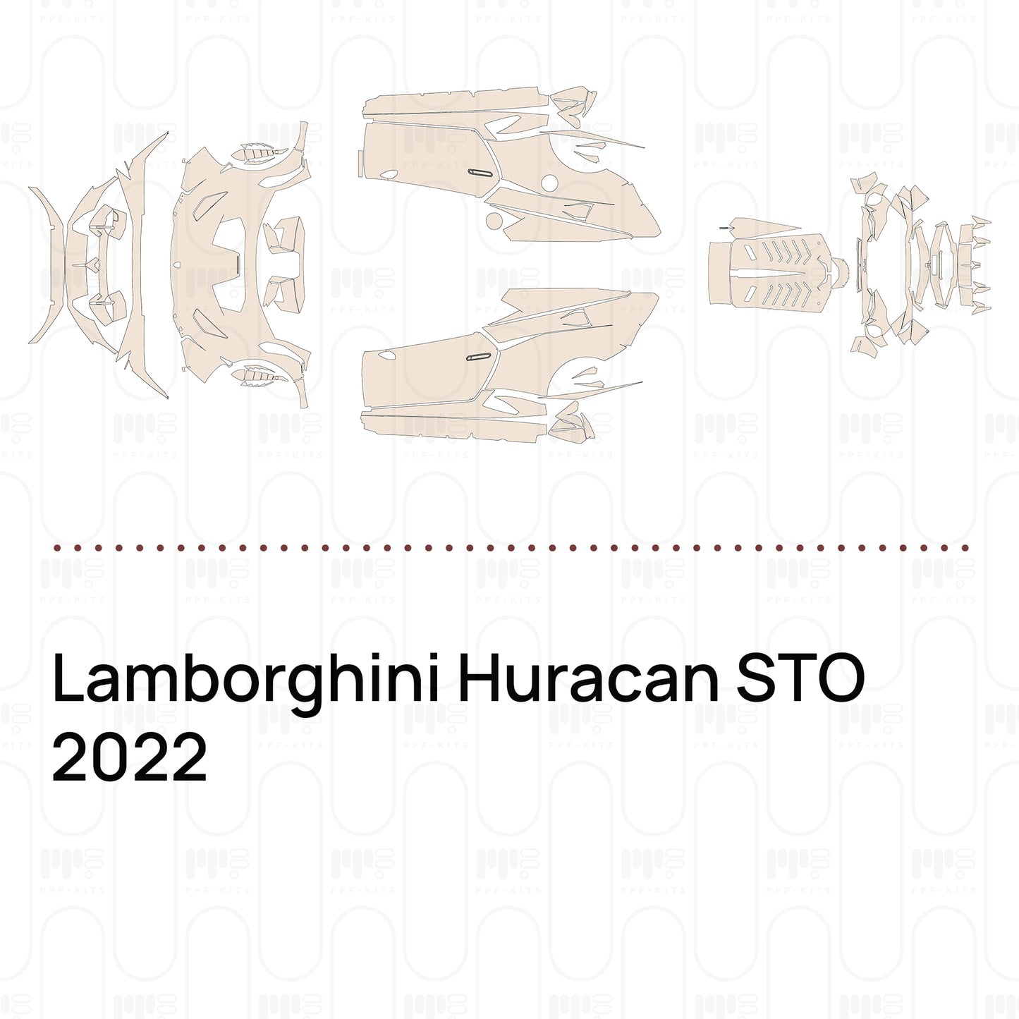 Pre-Cut PPF Lamborghini Huracan STO 2022