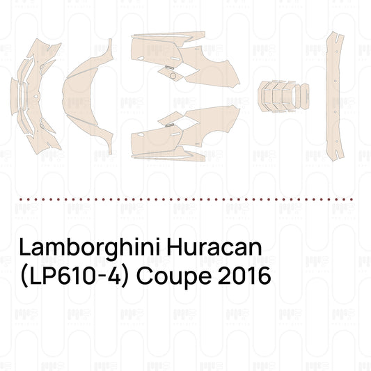 Pre-Cut PPF Lamborghini Huracan (LP610-4) Coupe 2016