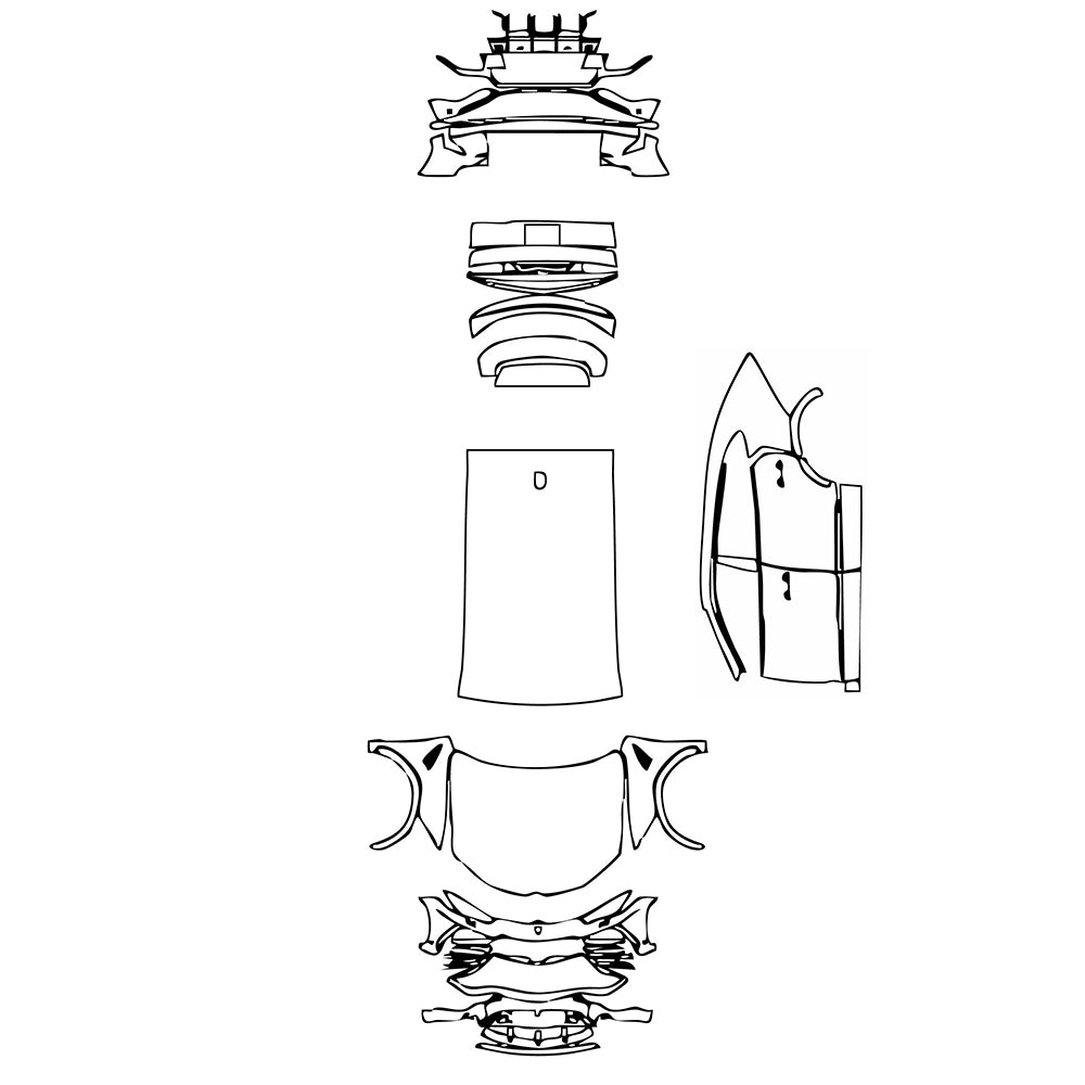 Pre-Cut PPF Lamborghini Urus Base 2022 - PPF-Kits