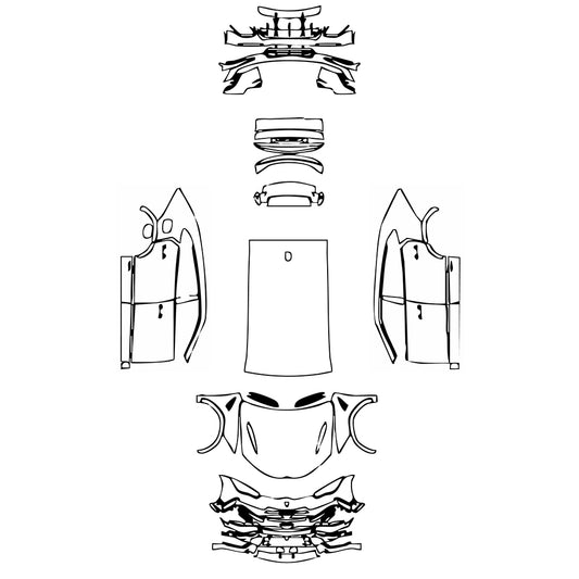 Pre-Cut PPF Lamborghini Urus Performante 2023 - PPF-Kits