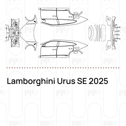Pre-Cut PPF Lamborghini Urus SE 2025