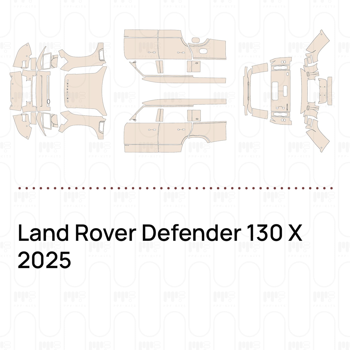 Pre-Cut PPF Land Rover Defender 130 X 2025