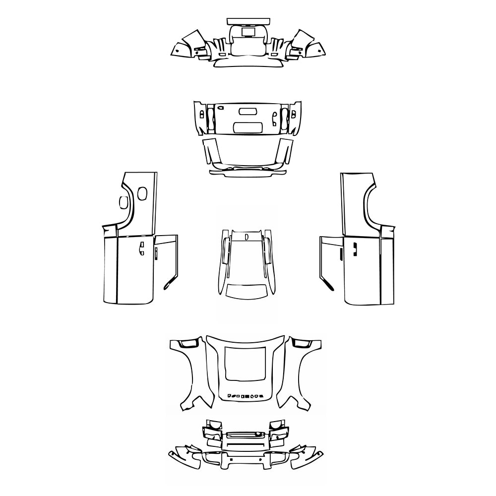 Pre-Cut PPF Land Rover Defender 90 Base 2024 - PPF-Kits
