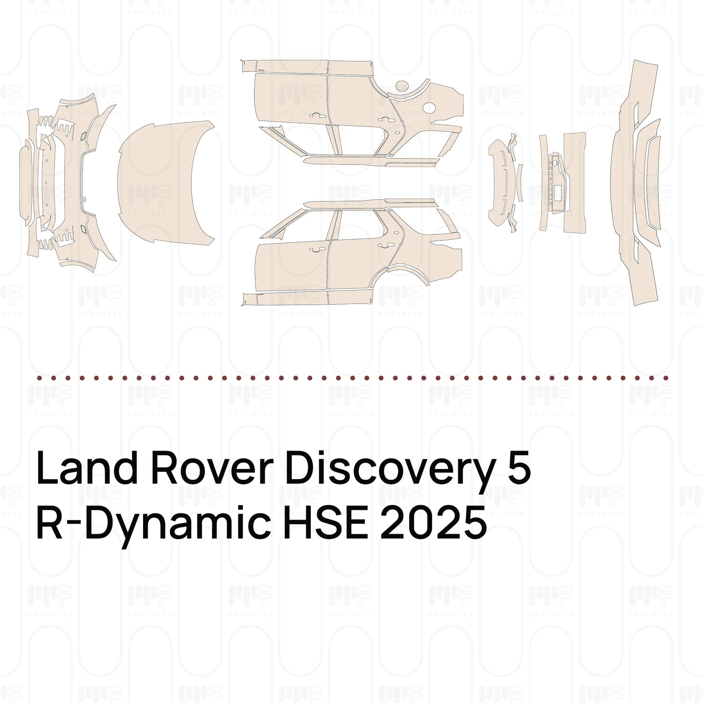 Pre-Cut PPF Land Rover Discovery 5 R-Dynamic HSE 2025