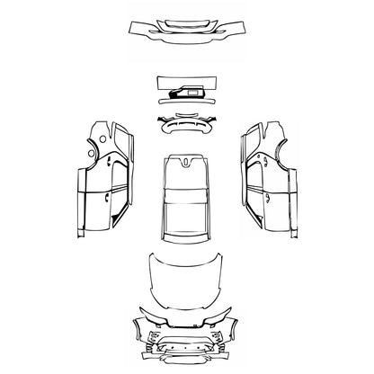 Pre-Cut PPF Land Rover Discovery Discovery 5 R-Dynamic HSE 2023 - PPF-Kits