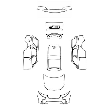 Pre-Cut PPF Land Rover Discovery Discovery 5 S 2021 - PPF-Kits