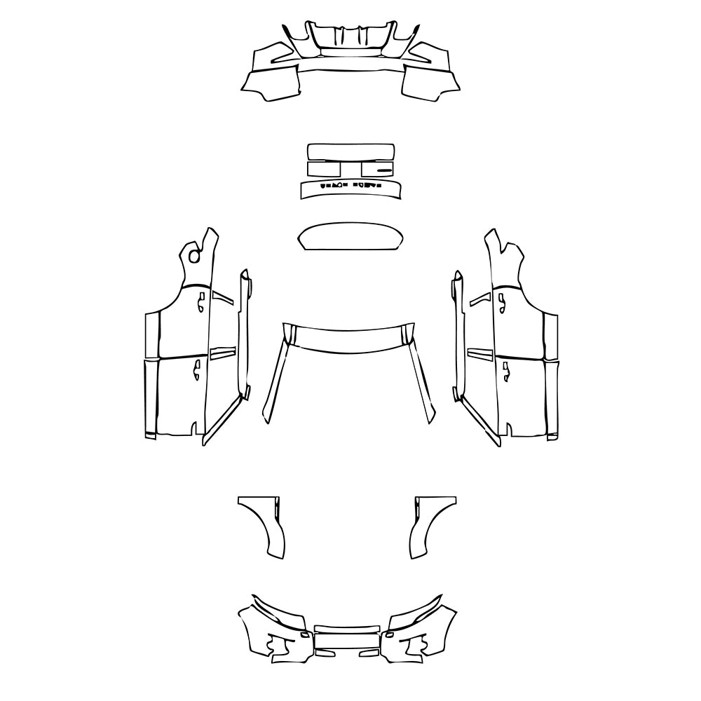 Pre-Cut PPF Land Rover Range Rover Evoque 5 Doors Base 2012 - PPF-Kits