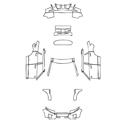 Pre-Cut PPF Land Rover Range Rover Evoque 5 Doors Base 2012 - PPF-Kits