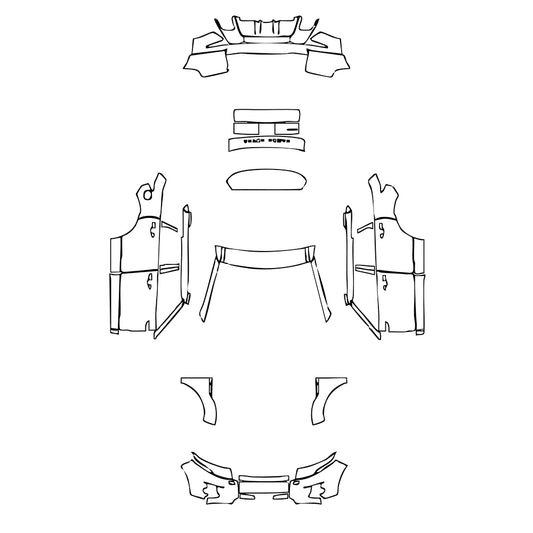 Pre-Cut PPF Land Rover Range Rover Evoque 5 Doors Base 2013 - PPF-Kits