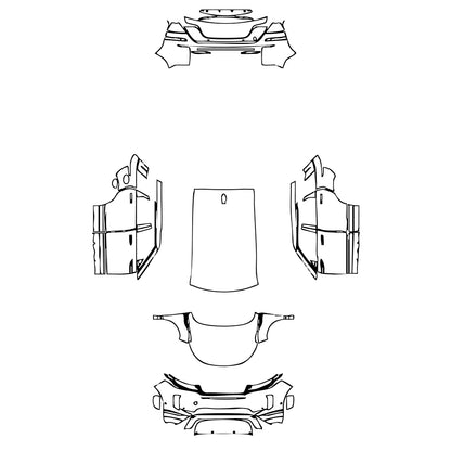 Pre-Cut PPF Land Rover Range Rover Evoque 5 Doors Base 2020 - PPF-Kits