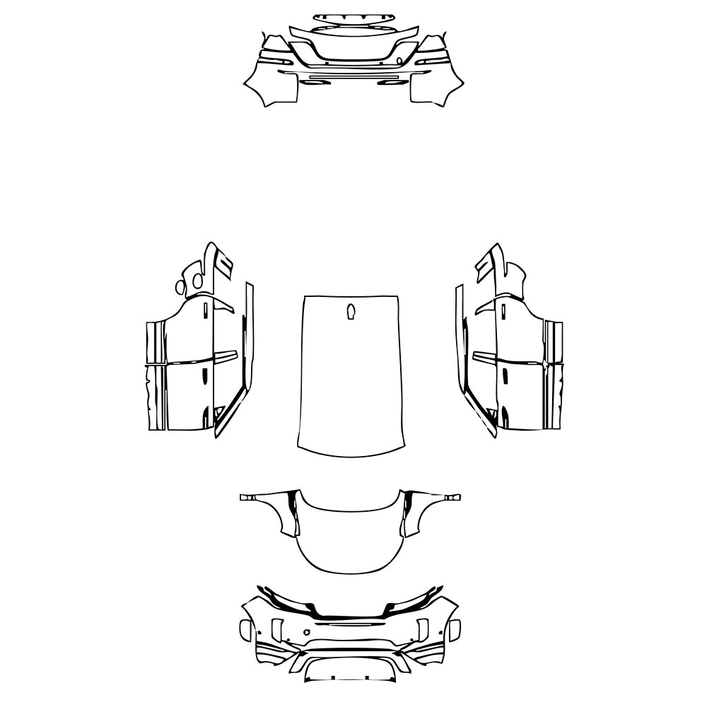 Pre-Cut PPF Land Rover Range Rover Evoque 5 Doors Base 2024 - PPF-Kits