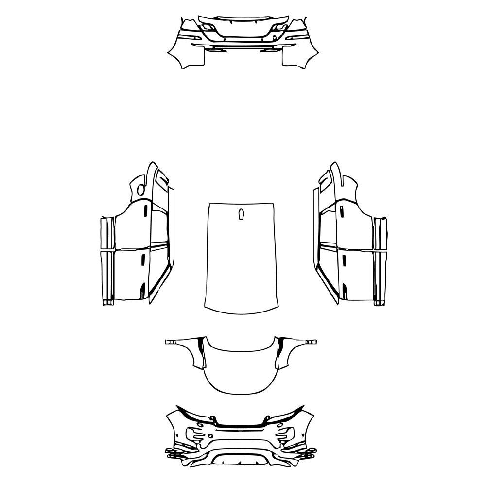 Pre-Cut PPF Land Rover Range Rover Evoque 5 Doors R-Dynamic 2020 - PPF-Kits