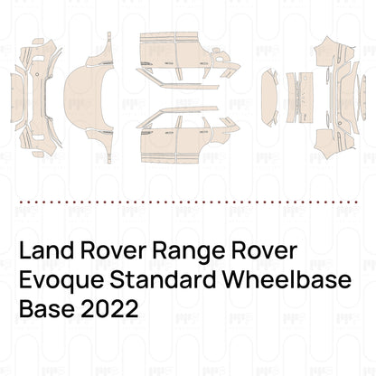 Pre-Cut PPF Land Rover Range Rover Evoque Standard Wheelbase Base 2022