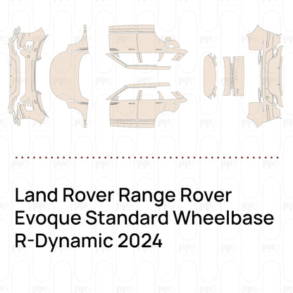 Pre-Cut PPF Land Rover Range Rover Evoque Standard Wheelbase R-Dynamic 2024