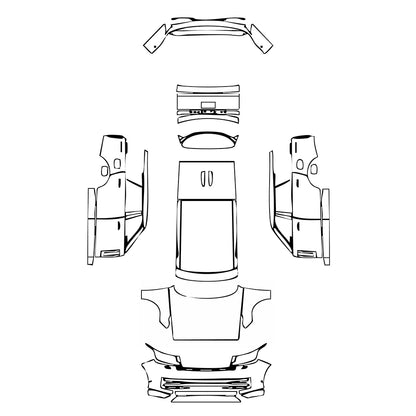Pre-Cut PPF Land Rover Range Rover Extended Wheelbase Autobiography 2024 - PPF-Kits