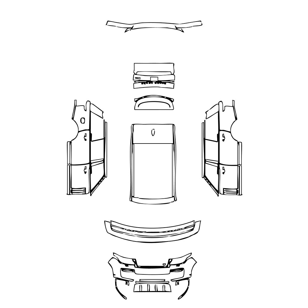 Pre-Cut PPF Land Rover Range Rover Extended Wheelbase SVAutobiography 2020 - PPF-Kits