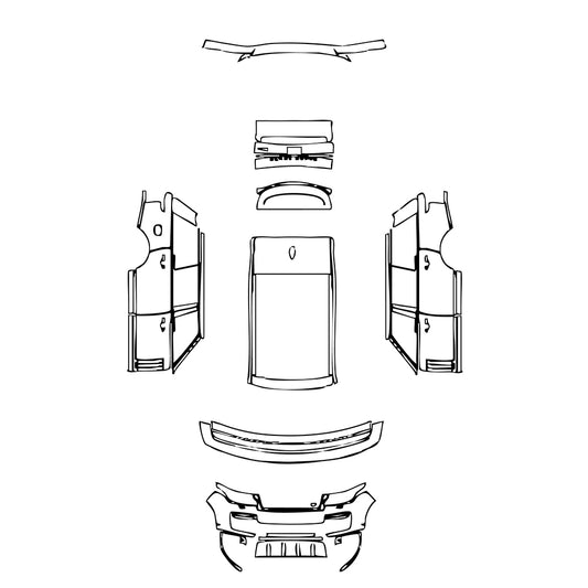 Pre-Cut PPF Land Rover Range Rover Extended Wheelbase SVAutobiography 2020 - PPF-Kits