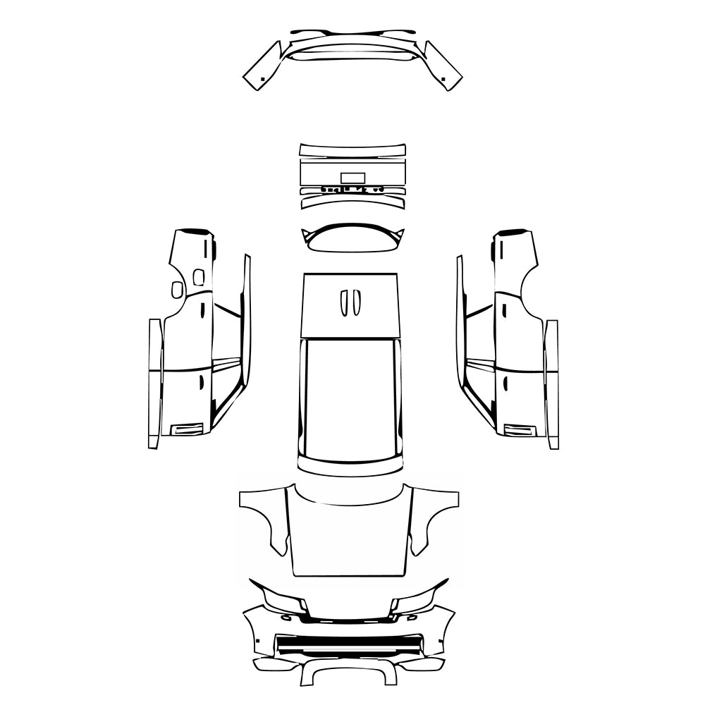 Pre-Cut PPF Land Rover Range Rover Extended Wheelbase SV 2025 - PPF-Kits