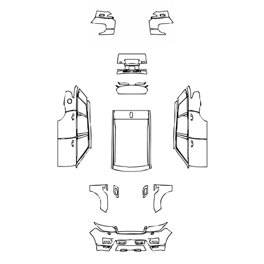 Pre-Cut PPF Land Rover Range Rover Sport Autobiography 2017 - PPF-Kits