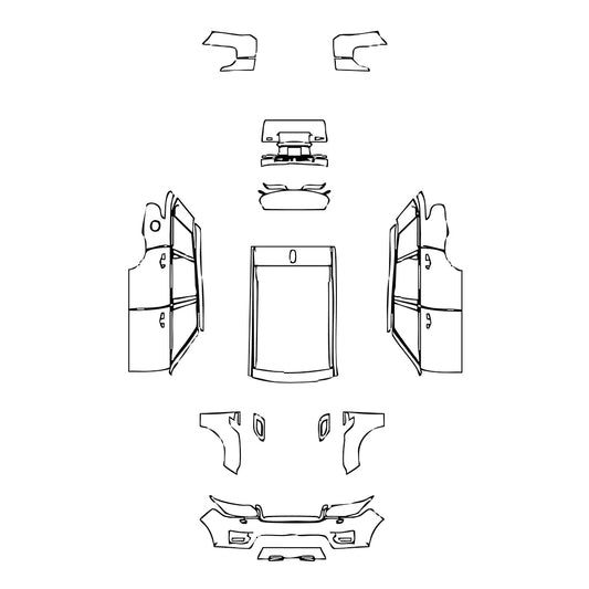 Pre-Cut PPF Land Rover Range Rover Sport SE 2016 - PPF-Kits