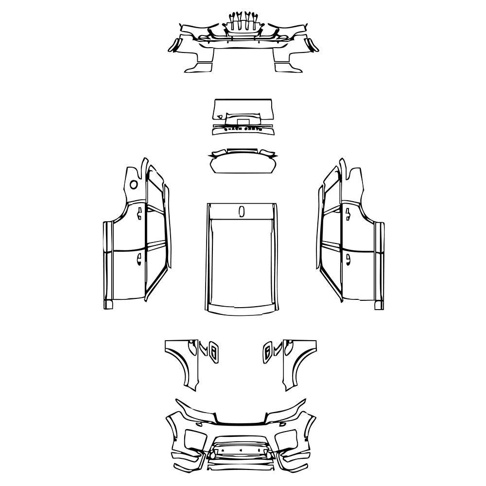 Pre-Cut PPF Land Rover Range Rover Sport SVR 2018 - PPF-Kits