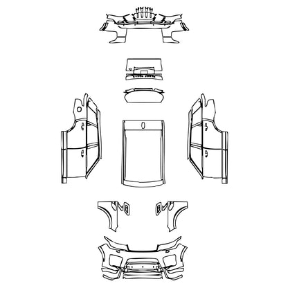 Pre-Cut PPF Land Rover Range Rover Sport SVR 2022 - PPF-Kits