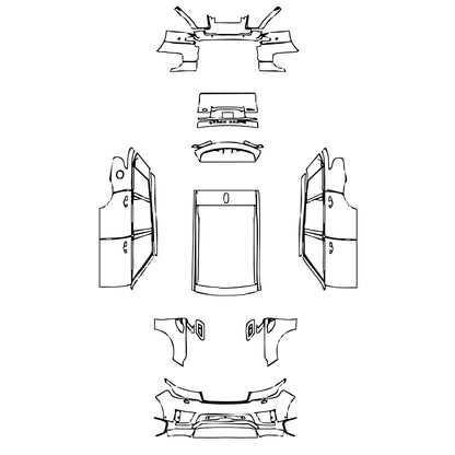 Pre-Cut PPF Land Rover Range Rover Sport Supercharged 2019 - PPF-Kits