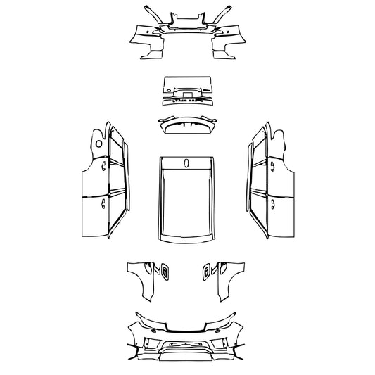 Pre-Cut PPF Land Rover Range Rover Sport Supercharged Dynamic 2022 - PPF-Kits