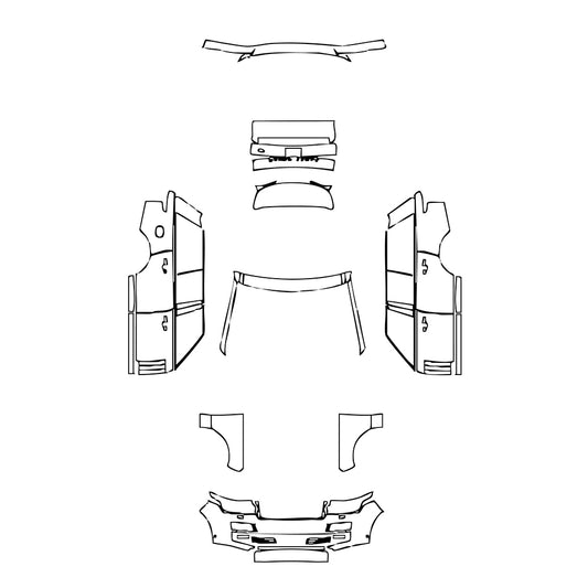 Pre-Cut PPF Land Rover Range Rover Standard Wheelbase Base 2017 - PPF-Kits