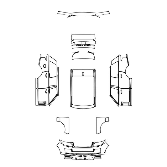 Pre-Cut PPF Land Rover Range Rover Standard Wheelbase Base 2021 - PPF-Kits