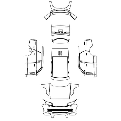 Pre-Cut PPF Land Rover Range Rover Standard Wheelbase SV 2024 - PPF-Kits