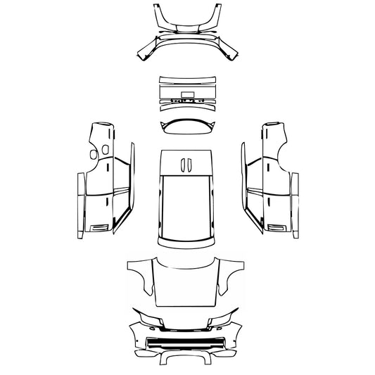 Pre-Cut PPF Land Rover Range Rover Standard Wheelbase SV 2024 - PPF-Kits