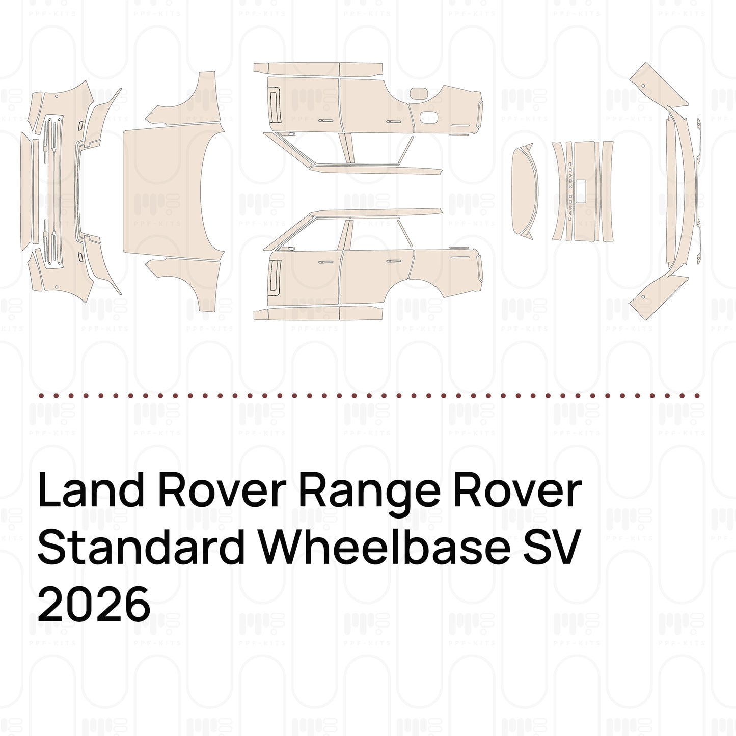Pre-Cut PPF Land Rover Range Rover Standard Wheelbase SV 2026