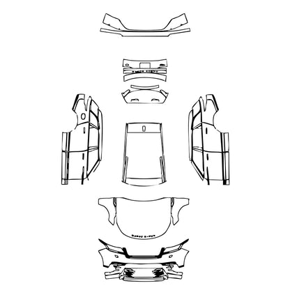 Pre-Cut PPF Land Rover Range Rover Velar R-Dynamic SE 2025 - PPF-Kits